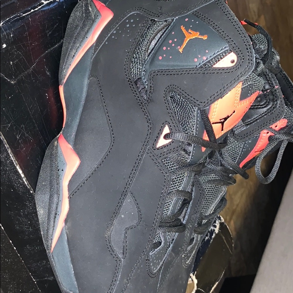 Air Jordan True Flight Black and Infrared